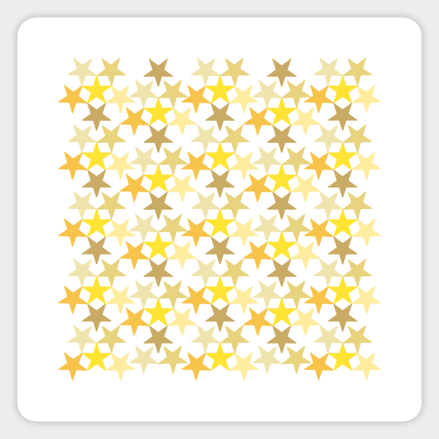 Gold Stars Sticker by Clutterbooke